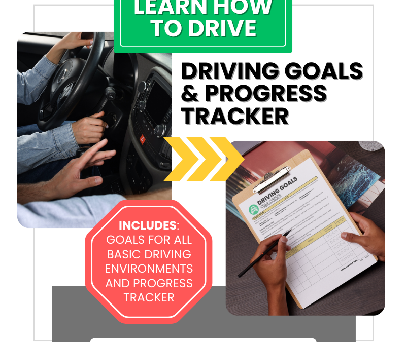 LEARN TO DRIVE Driving Skills & Goals Progress Tracker