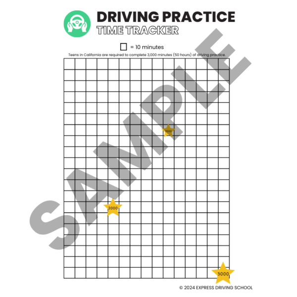 driving practice time tracker